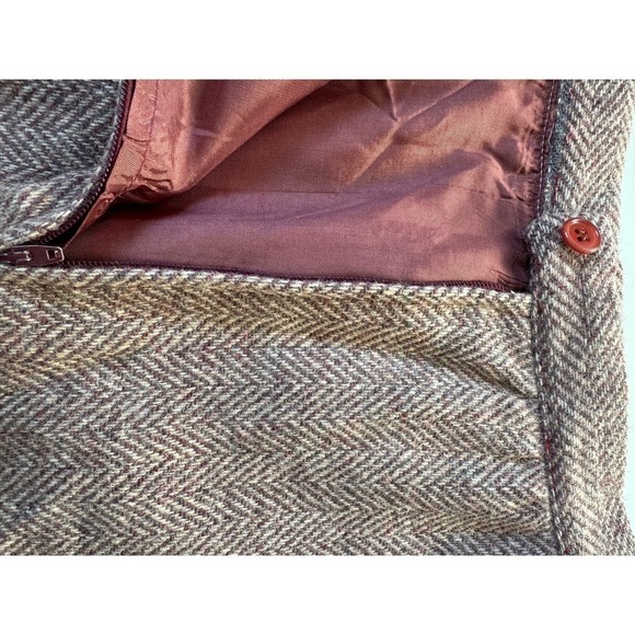 Wool blend lined skirt - Picture 3 of 5